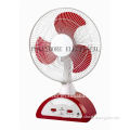 14" oscillating rechargeable emergency light fan PLD-6A
